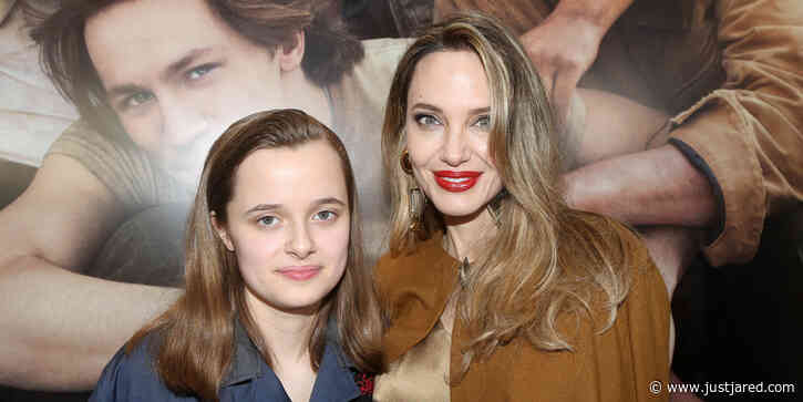 Angelina Jolie & Daughter Vivienne Attend Opening Night of 'The Outsiders' on Broadway