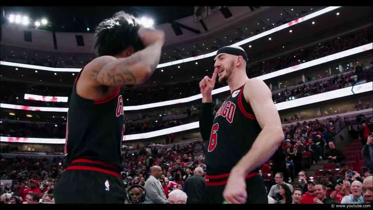Alex Caruso mic'd up on defense will show you why he's NBA All-Defense 👀 | Chicago Bulls