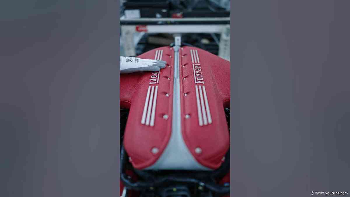 Witness the unparalleled craftsmanship of the V12 assembly line. #Maranello #Ferrari