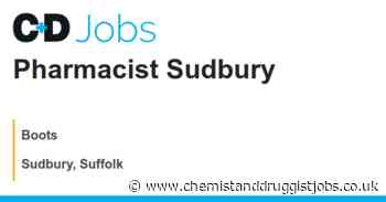 Boots: Pharmacist Sudbury