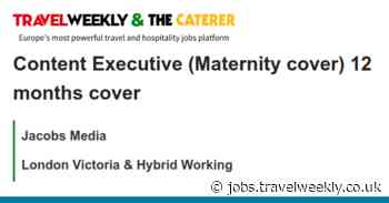 Jacobs Media: Content Executive (Maternity cover) 12 months cover