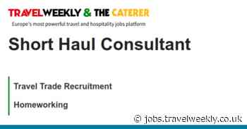 Travel Trade Recruitment: Short Haul Consultant