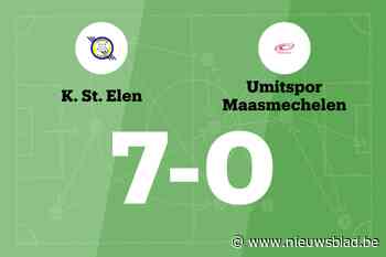 K.St. Elen B wint in doelpuntenfestijn van Umitspor Maasmechelen B