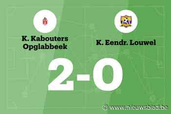 Kabouters Opglabbeek verzekert de overwinning al in de eerste helft tegen Eendracht Louwel