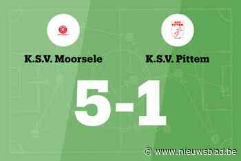 SV Moorsele B verslaat SV Pittem B en blijft winnen