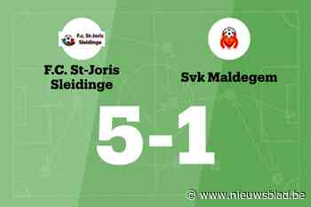 FC Sleidinge wint spektakelwedstrijd van SVK Maldegem