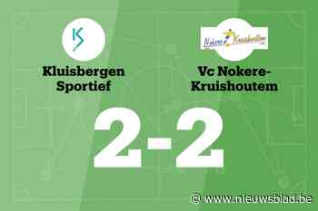 Kluisbergen Sportief speelt gelijk in thuiswedstrijd tegen VC Nokere-Kruishoutem