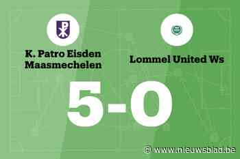 Wedstrijd tussen Patro Eisden Maasmechelen en Lommel United WS eindigt in forfaitscore