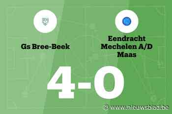 GS Bree-Beek toont wederom uitstekende vorm met zege op Eendracht Mechelen a/d Maas