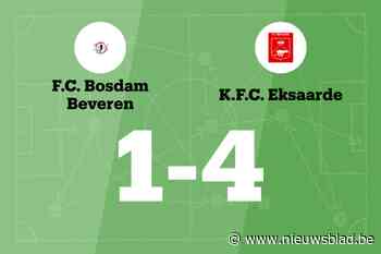 Zege FC Eksaarde op Bosdam Beveren