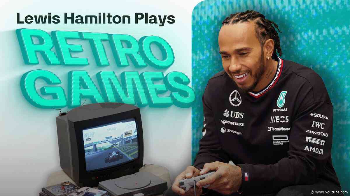 Lewis Hamilton Plays Retro Video Games from His Childhood! 🎮