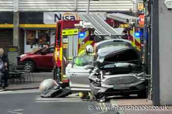 Bexley High Street bus and car crash: Person in hospital