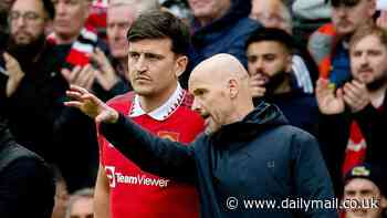 Erik ten Hag admits he is relieved Harry Maguire stayed at Man United amid injury crisis - after defender was stripped of captaincy and rejected West Ham last summer