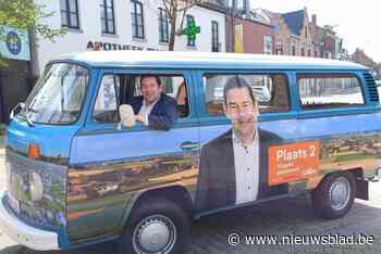 Bart Dochy rijdt tot verkiezingen rond in oldtimer busje: “In de streek, maar niet op de snelweg”