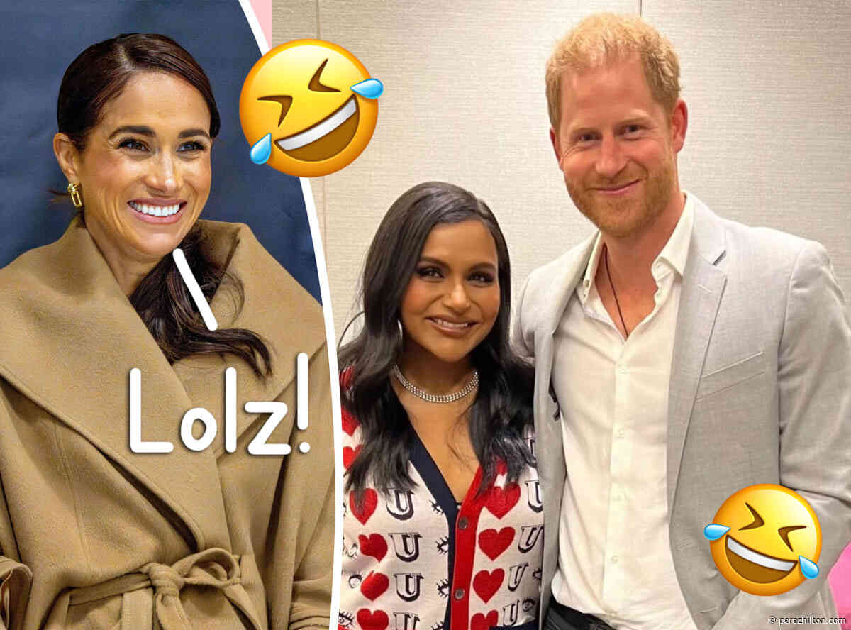Mindy Kaling Calls Prince Harry Her 'Friend’s Husband' In Hilarious IG Roast!