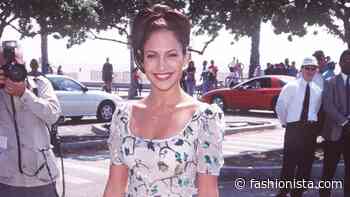 Great Outfits in Fashion History: Jennifer Lopez's '90s, 'Bridgerton'-Worthy Floral Dress