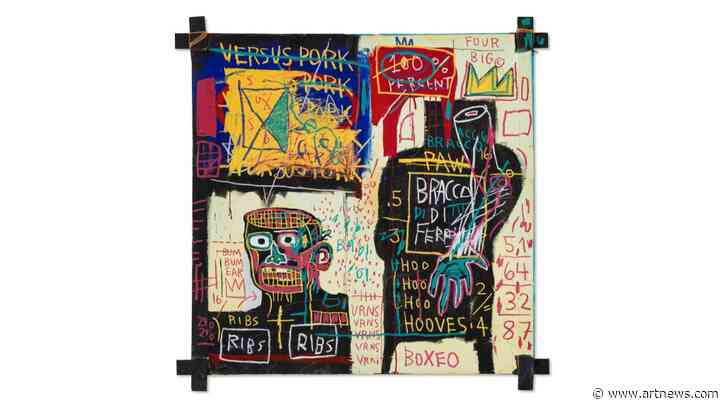 Christie’s to Offer $30 M. Basquiat Stretcher-Bar Painting during May Sale