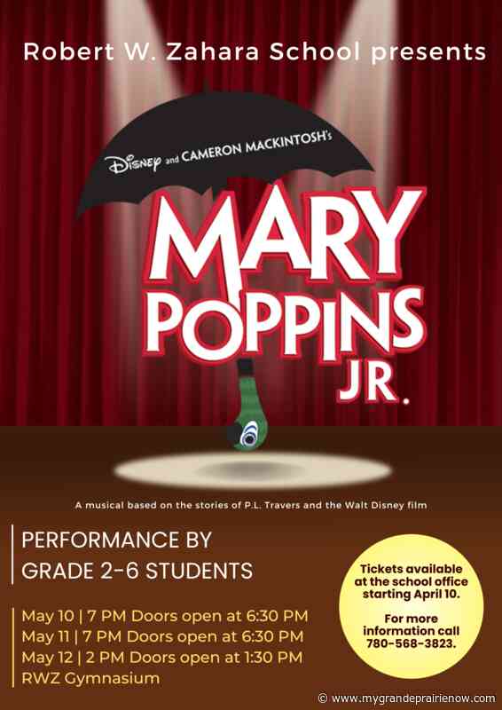 Sexsmith elementary students to hit the stage in long awaited production of Mary Poppins Jr.