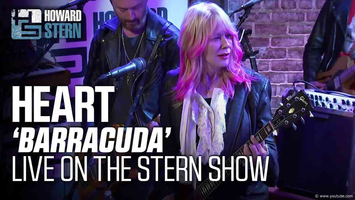 Heart “Barracuda” Live on the Stern Show