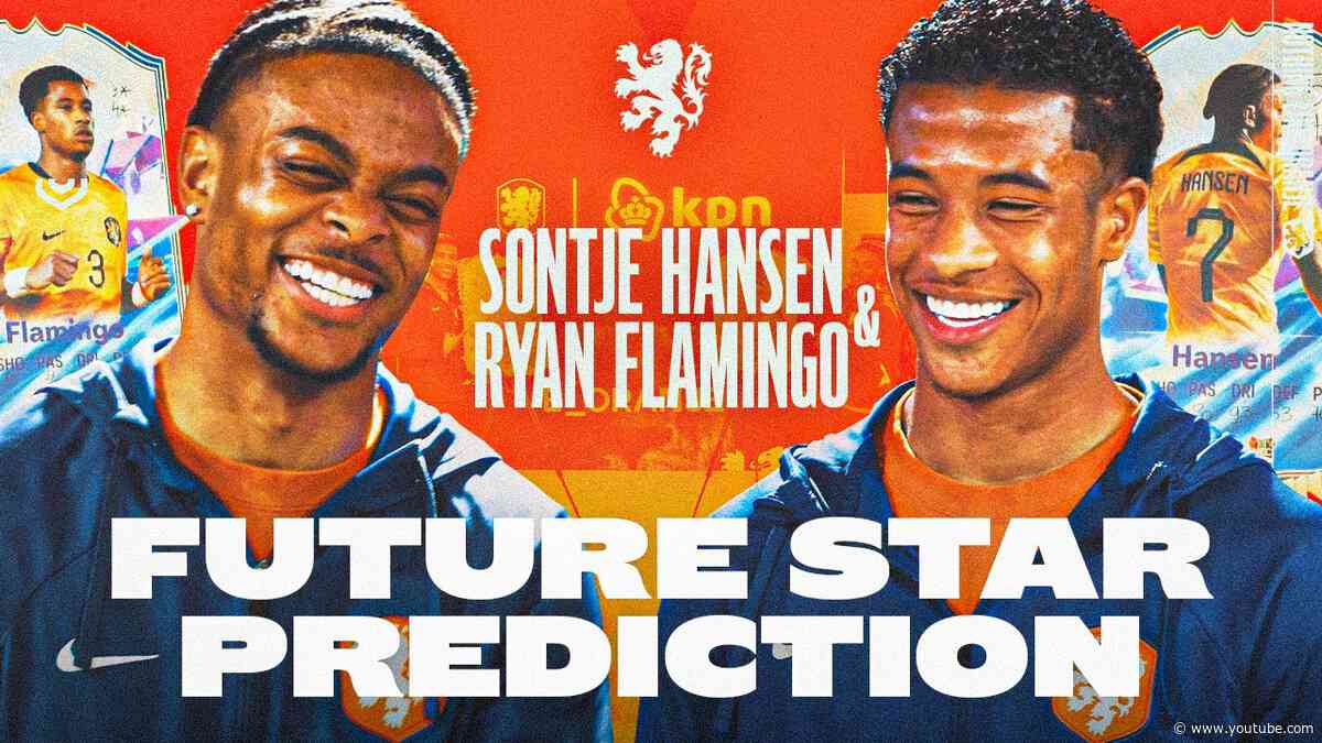 FUTURE STAR PREDICTION JONG ORANJE 🔮🌟 ft. Sontje Hansen & Ryan Flamingo! 🤣👌