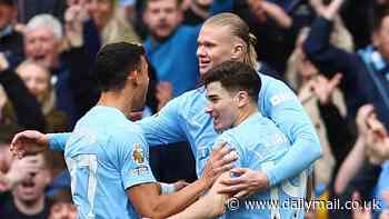 Man City 1-0 Luton Town - Premier League: Live score, team news and updates as Erling Haaland's volley is diverted into his own net by Daiki Hashioka