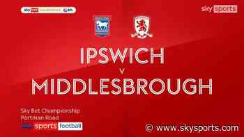 Ipswich 1-1 Middlesbrough