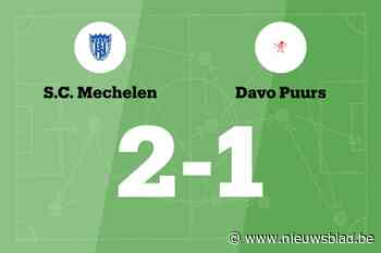 SC Mechelen boekt zege tegen Davo Puurs na goede eerste helft