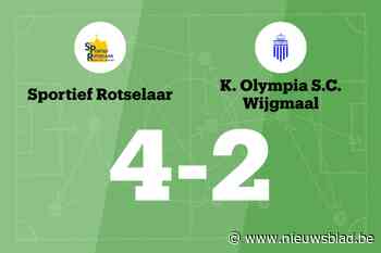 Sportief Rotselaar B verslaat Olympia Wijgmaal B met 4-2 en eindigt reeks zonder overwinning