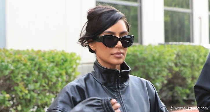 Kim Kardashian Spends Her Friday at Son Saint's Basketball Game