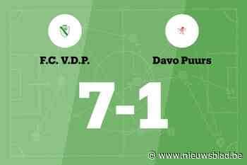 F.C. V.D.P. B laat Davo Puurs B kansloos in thuiswedstrijd