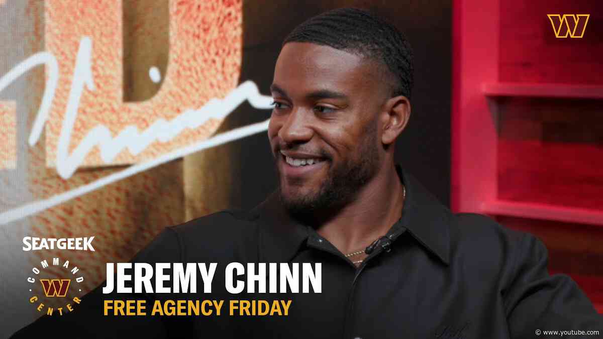 Jeremy Chinn is 'PISSED OFF' | Free Agency Friday | Washington Commanders