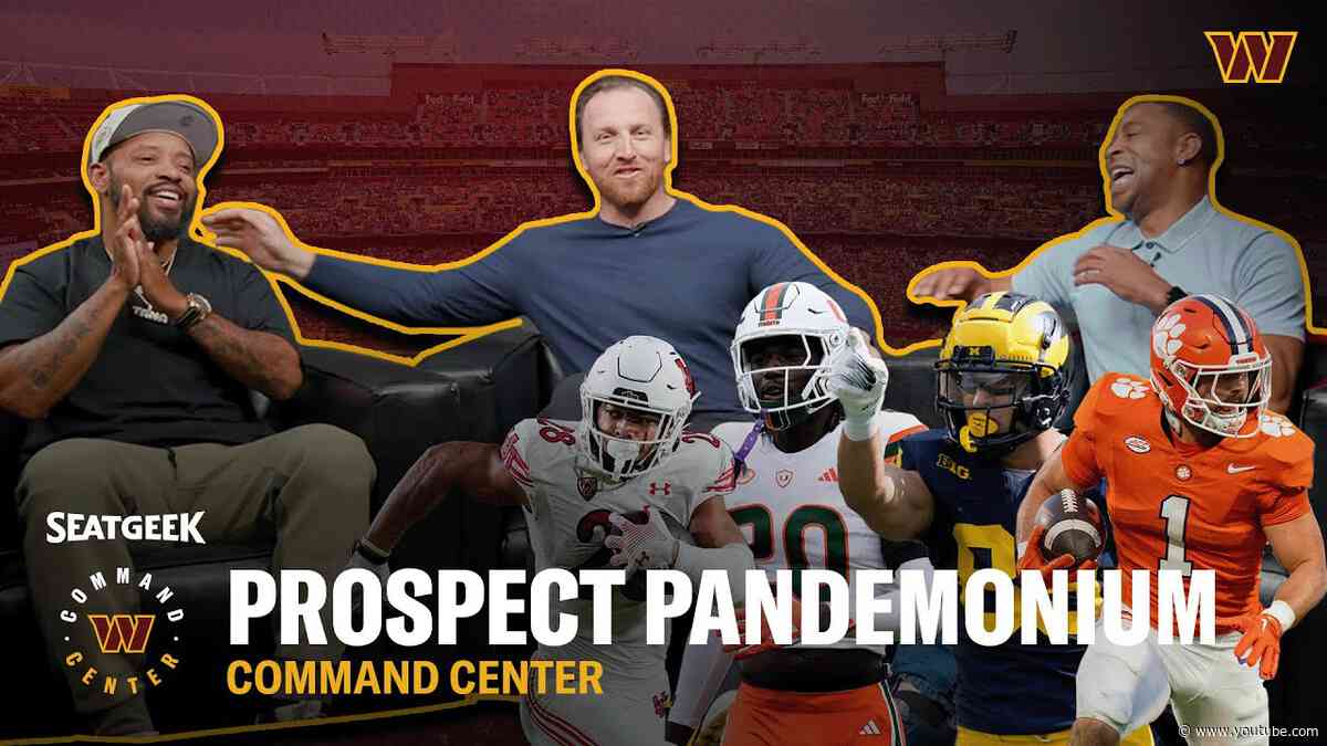 Late-Round Prospects, Defensive Back Duo, and Fred's Got Talent? | Command Center | Commanders