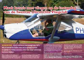 Maak kennis met vliegen op de instapdag van de Twentse Ultralichte Vliegclub