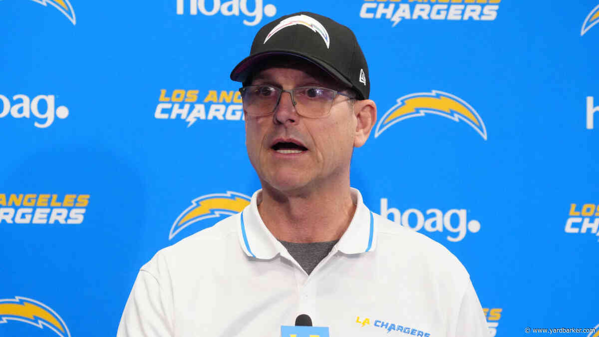 NFL inside reveals Jim Harbaugh’s potential draft strategy for Los Angeles Chargers