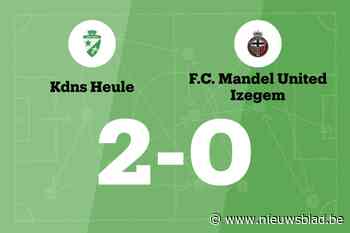KdNS Heule beslist duel met Mandel United B na rust