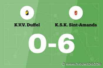 Zeven opeenvolgende overwinningen voor Sint-Amands na 0-6 tegen VV Duffel
