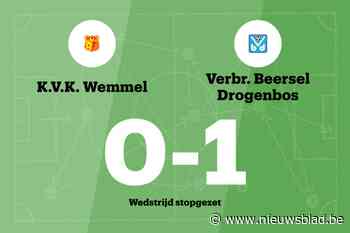 Match tussen KVK Wemmel en Verbroedering Beersel Drogenbos stopgezet