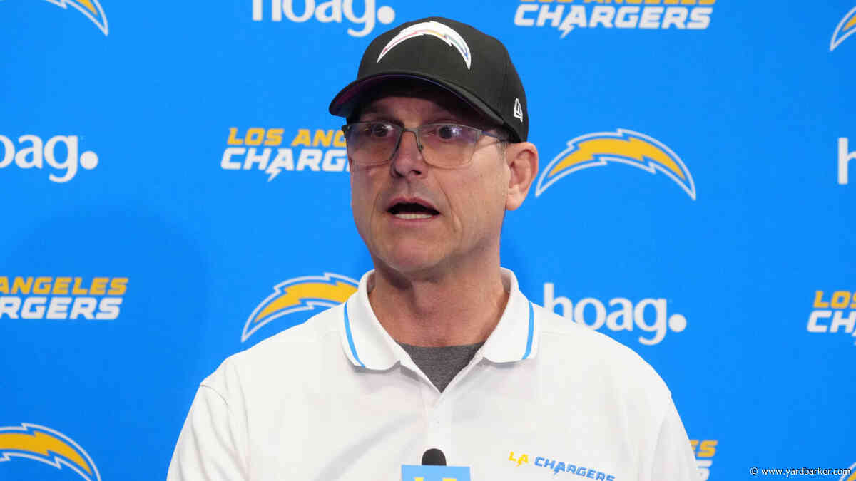 NFL Insider Reveals Jim Harbaugh’s Potential Draft Strategy For Los Angeles Chargers