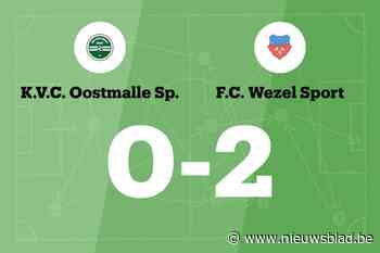Wezel Sport B klopt Oostmalle en is al tien wedstrijden ongeslagen