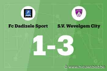 SV Wevelgem City B zet zegereeks voort met winst op FC Dadizele Sport