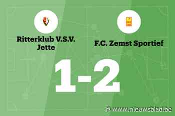 FC Zemst Sportief wint van Ritterklub Jette
