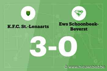 Sint-Lenaarts wint thuis van EWS Schoonbeek-Beverst