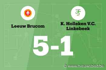 Leeuw Brucom B verslaat KVC Linkebeek met 5-1 en eindigt reeks zonder overwinning