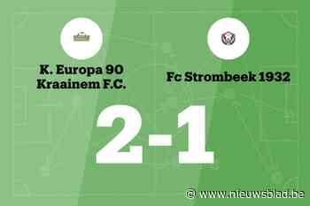 K Eur.90 Kraainem B verslaat FC Strombeek 1932 met 2-1 en eindigt reeks zonder overwinning
