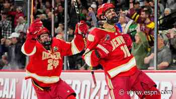 Frozen Four: Denver blanks Boston College for 10th national title