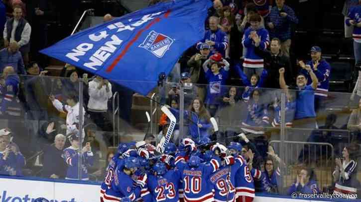 NHL roundup: Rangers tip Islanders 3-2 in SO, record franchise-best 54th win