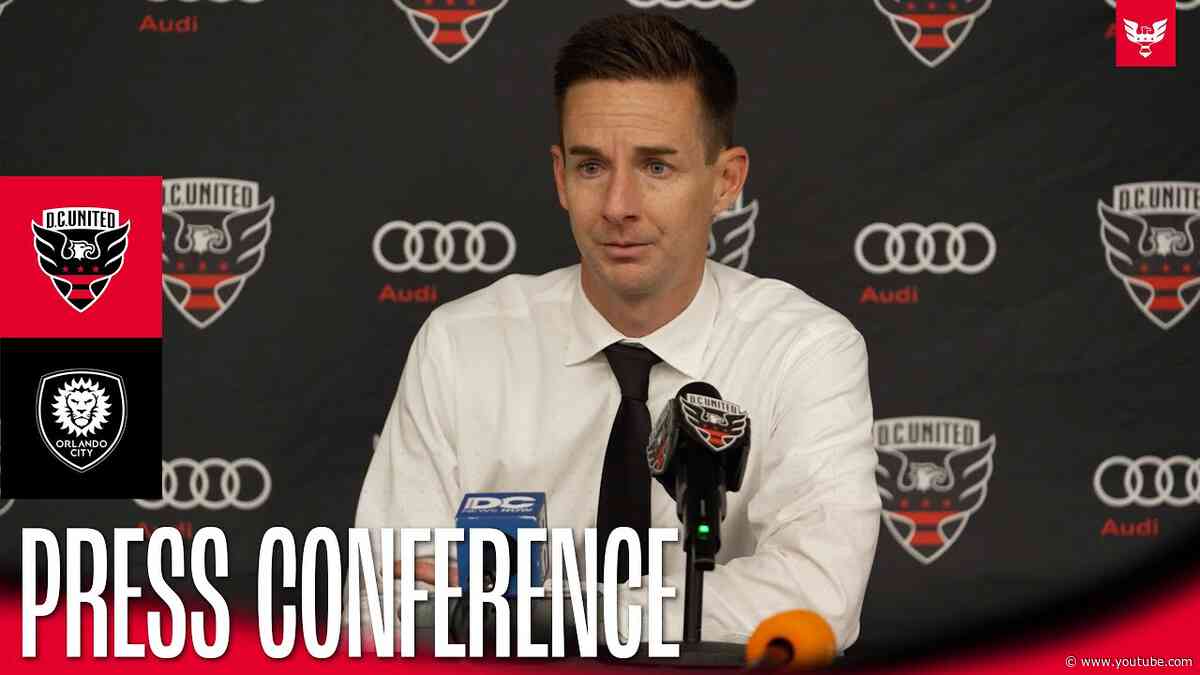 Troy Lesesne Post-Match Press Conference | D.C. United vs. Orlando City SC | MLS 2024