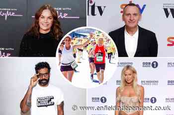The celebrities running the London Marathon in 2024