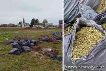 Politie treft mogelijk cannabisafval aan en start onderzoek: “Twintig à dertig vuilniszakken”