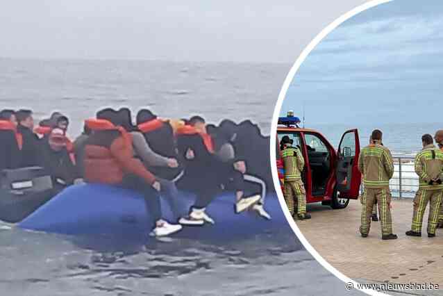 Politie wil reddingsactie voor Belgische kust uitvoeren voor boot met tientallen illegalen, maar: “Ze weigeren te stoppen en varen verder”
